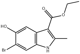 6-Bromo-5-hydroxy-2-methyl-1H-indole-3-arboxylic acid, ethyl ester|