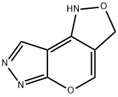 1H,3H-Pyrazolo[4,3:5,6]pyrano[4,3-c]isoxazole(9CI) Struktur