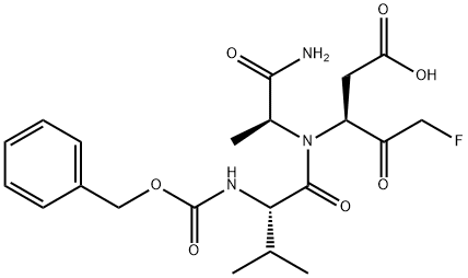 Z-Vad-fmk, non-methylated Struktur
