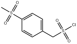 (4-(methylsulfonyl)phenyl)methanesulfonyl chloride|(4-(METHYLSULFONYL)PHENYL)METHANESULFONYL CHLORIDE