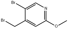 5-bromo-4-(bromomethyl)-2-methoxypyridine Structure