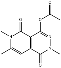 (4,8,9-trimethyl-5,10-dioxo-3,4,9-triazabicyclo[4.4.0]deca-2,7,11-trie n-2-yl) acetate,164071-31-2,结构式