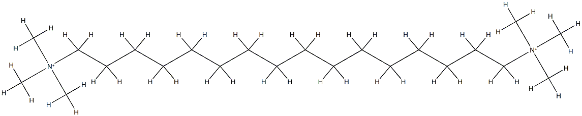 Hexadecamethonium  Struktur