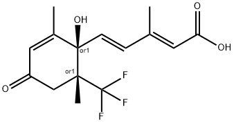 8',8',8'-trifluoroabscisic acid Structure