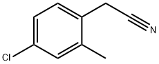 2-(4-chloro-2-methylphenyl)acetonitrile Structure