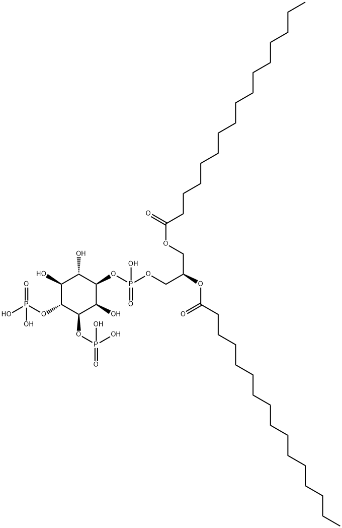 D-myo-Inositol, 1-(2R)-2,3-bis(1-oxohexadecyl)oxypropyl hydrogen phosphate 3,4-bis(dihydrogen phosphate)|D-myo-Inositol, 1-(2R)-2,3-bis(1-oxohexadecyl)oxypropyl hydrogen phosphate 3,4-bis(dihydrogen phosphate)
