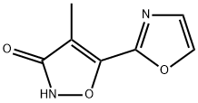 3(2H)-Isoxazolone,4-methyl-5-(2-oxazolyl)-(9CI) 化学構造式