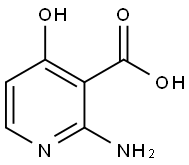 3-Pyridinecarboxylicacid,2-amino-4-hydroxy-(9CI),166445-46-1,结构式