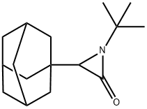 1-(1,1-Dimethylethyl)-3-[tricyclo[3.3.1.13,7]decan-1-yl]aziridin-2-one,16664-32-7,结构式