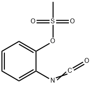 2-isocyanatophenyl Methanesulfonate 化学構造式