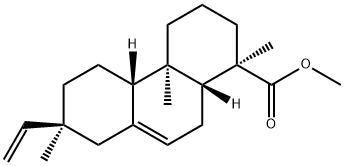 (1R)-7α-Ethenyl-1,2,3,4,4a,4bα,5,6,7,8,10,10aα-dodecahydro-1,4aβ,7-trimethyl-1α-phenanthrenecarboxylic acid methyl ester Struktur