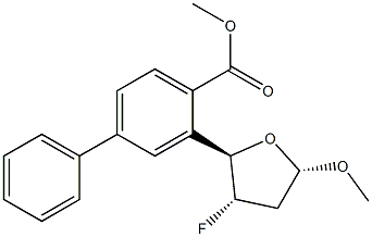 METHYL-2,3-DIDEOXY-3-FLUORO-5-O-(4-phenylbenzoyl)-ALPHA-D-ERYTHRO-PENTOFURANOSIDE|甲基-2,3-二脱氧-3-氟-5-O-(4-苯基苯甲酰基)-ALPHA-D-赤式戊呋喃糖苷