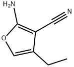 3-Furancarbonitrile,2-amino-4-ethyl-(9CI) Struktur