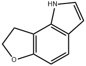 7,8-dihydro-1H-furo[2,3-g]indole 结构式