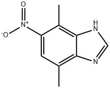 1H-Benzimidazole,4,7-dimethyl-5-nitro-(9CI),170918-29-3,结构式