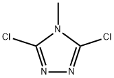 4H-1,2,4-Triazole,3,5-dichloro-4-methyl-(9CI) 化学構造式