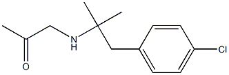 1-(p-Chloro-α,α-dimethylphenethylamino)propan-2-one|