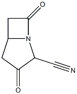 1-Azabicyclo[3.2.0]heptane-2-carbonitrile,3,7-dioxo-(9CI) 结构式