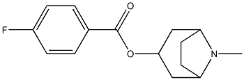 3-(对氟苯甲酰氧基)托烷, 172883-97-5, 结构式