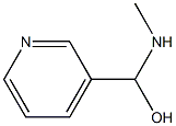 3-Pyridinemethanol,alpha-(methylamino)-(9CI) 结构式