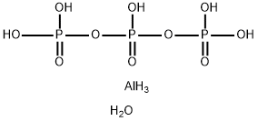 Aluminium dihydrogen tripolyphosphate Struktur