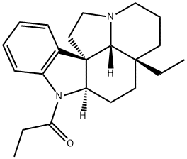 1-(1-Oxopropyl)aspidospermidine Structure