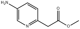 5-氨基-2-吡啶乙酸甲酯 结构式