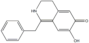 3',4'-desoxy-3,4-dihydropapaveroline 结构式