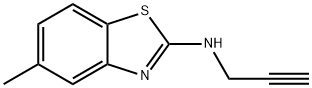 2-Benzothiazolamine,5-methyl-N-2-propynyl-(9CI)|