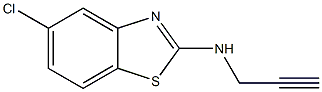 2-Benzothiazolamine,5-chloro-N-2-propynyl-(9CI),175841-13-1,结构式