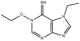 6H-Purin-6-imine,1-ethoxy-7-ethyl-1,7-dihydro-(9CI),176510-60-4,结构式