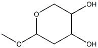 Decitabine Impurity 4 (Methyl 2-deoxy-beta-D-Ribopyranoside) Structure
