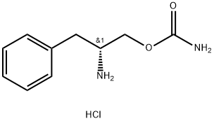 (βR)-β-amino-Benzenepropanol 1-carbamate hydrochloride (1:1) Structure