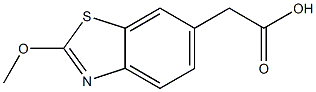 6-Benzothiazoleaceticacid,2-methoxy-(9CI) 结构式