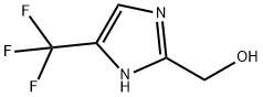 (5-(三氟甲基)-1H-咪唑-2-基)甲醇 结构式