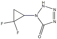 5H-Tetrazol-5-one,1-(2,2-difluorocyclopropyl)-1,2-dihydro-(9CI) 结构式