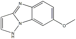 4H-Pyrazolo[1,5-a]benzimidazole,7-methoxy-(9CI) Structure