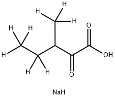 3-Methyl-2-oxovaleric Acid-d8 SodiuM Salt (Major) Structure