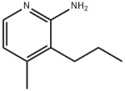 2-Pyridinamine,4-methyl-3-propyl-(9CI) 结构式