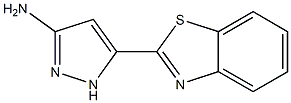1H-Pyrazol-3-amine,5-(2-benzothiazolyl)-(9CI) Struktur