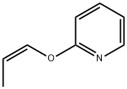 Pyridine,2-[(1Z)-1-propenyloxy]-(9CI) 化学構造式