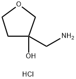 3-(氨基甲基)四氢呋喃-3-醇盐酸,1803606-27-0,结构式