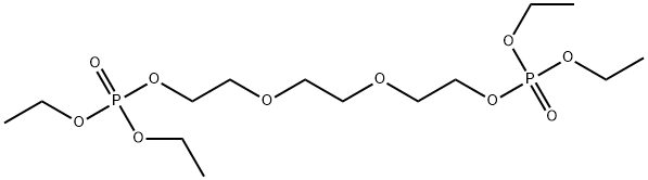 PEG4-ビス(ホスホン酸ジエチルエステル) 化学構造式