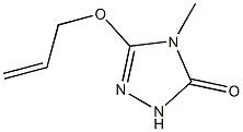 3H-1,2,4-Triazol-3-one,2,4-dihydro-4-methyl-5-(2-propenyloxy)-(9CI),181274-49-7,结构式