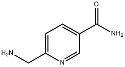 3-Pyridinecarboxamide,6-(aminomethyl)-(9CI) Structure