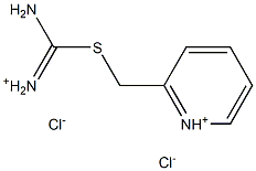 カルバムイミドチオ酸2-ピリジルメチル・二塩酸塩 化学構造式