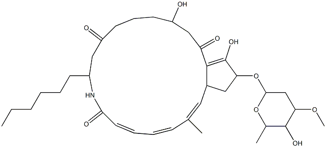 乳米霉素, 182285-29-6, 结构式