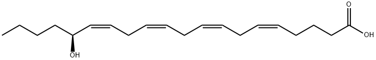 16(S)-HETE, 183509-23-1, 结构式