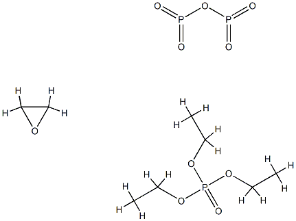 Phosphorige Sure,Triethylester, Polymer mit Ethylenoxid und Phosphoroxid Structure