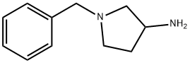 1-ベンジル-3-アミノピロリジン 化学構造式